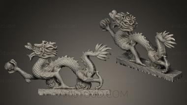 Figurines of griffins and dragons (STKG_0011) 3D model for CNC machine